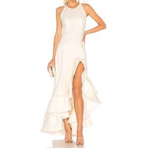 NEW BRONX AND BANCO paros gown bridal dress in white